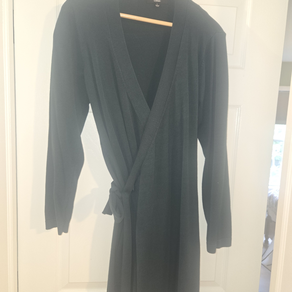 Lulu's Dark Green Sweater Dress